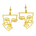 گوشواره طرح چهره