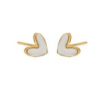 گوشواره میناکاری طرح قلب - Image 2
