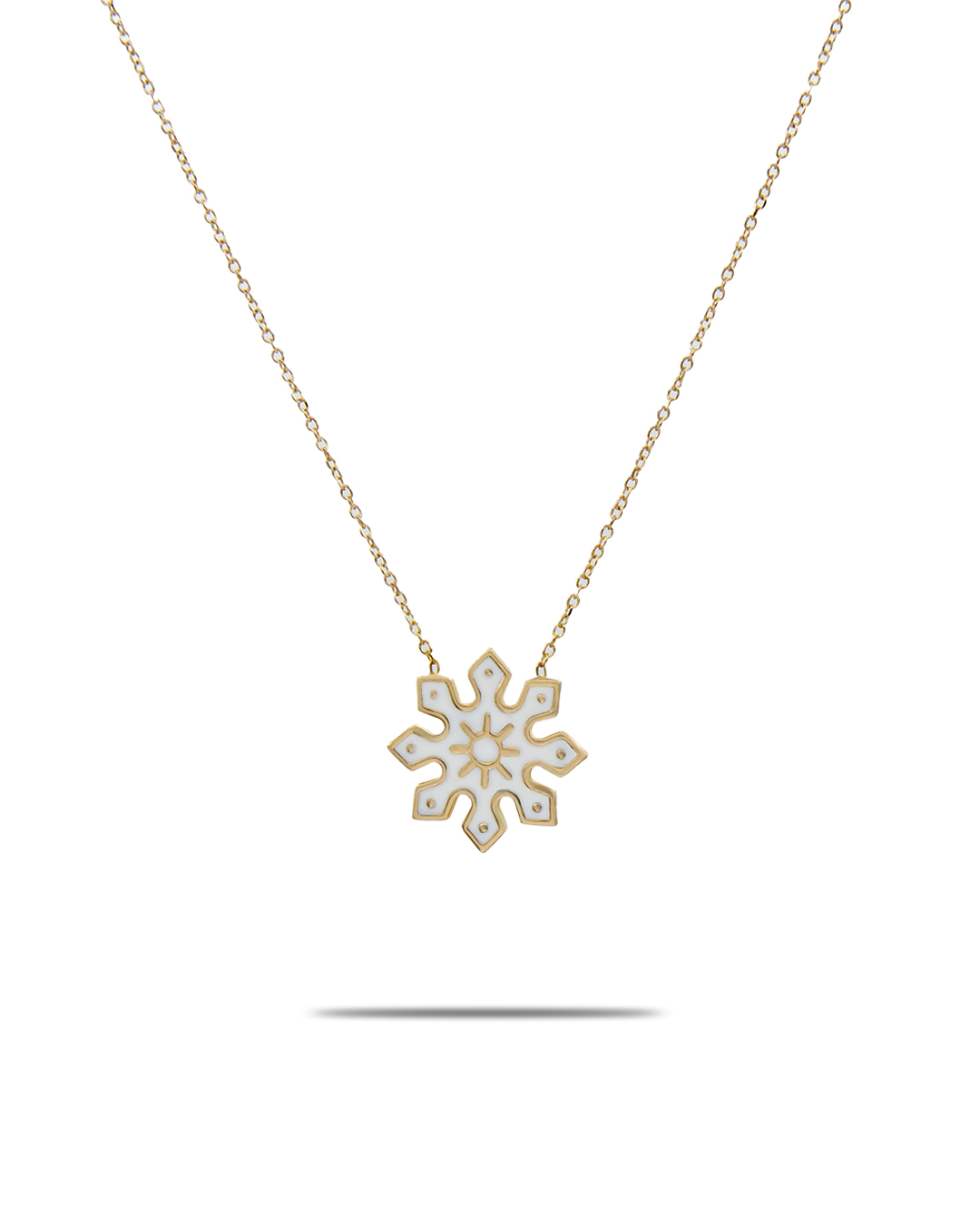 NE0092.jpg گردنبند مینا کاری یخ - Image 1